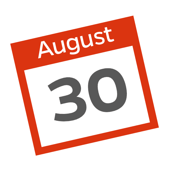 30. August